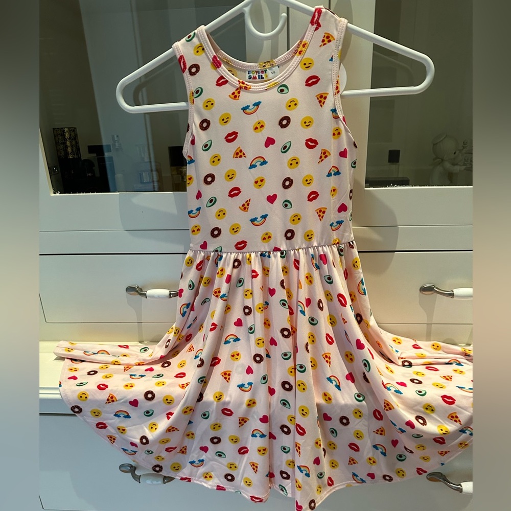 Dot Dot Smile Emoji Dress, NWT, Size 5/6